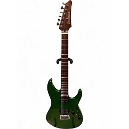 Used Ibanez AZ2402 AZ Prestige Candy Apple Green Solid Body Electric Guitar