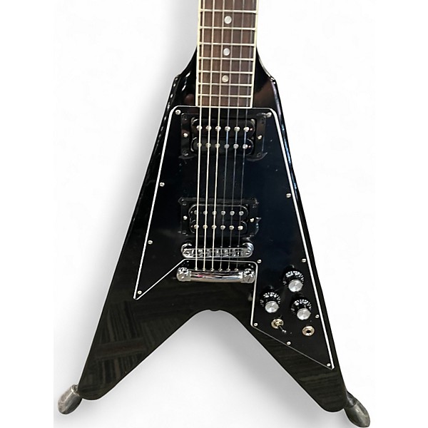 Used Gibson '70s Flying V Ebony Solid Body Electric Guitar