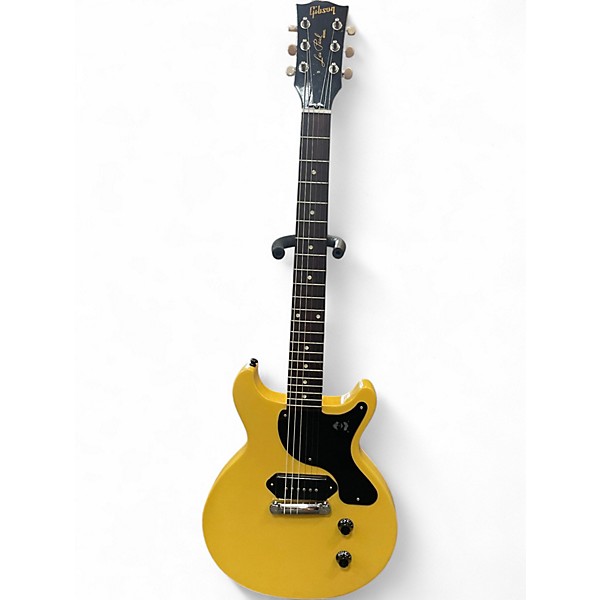 Used Gibson Billy Joe Armstrong Les Paul Junior Double Cut TV Yellow Solid Body Electric Guitar