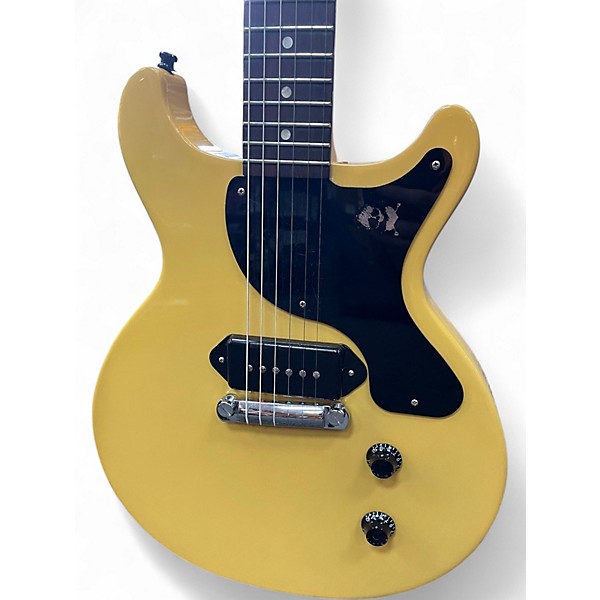 Used Gibson Billy Joe Armstrong Les Paul Junior Double Cut TV Yellow Solid Body Electric Guitar