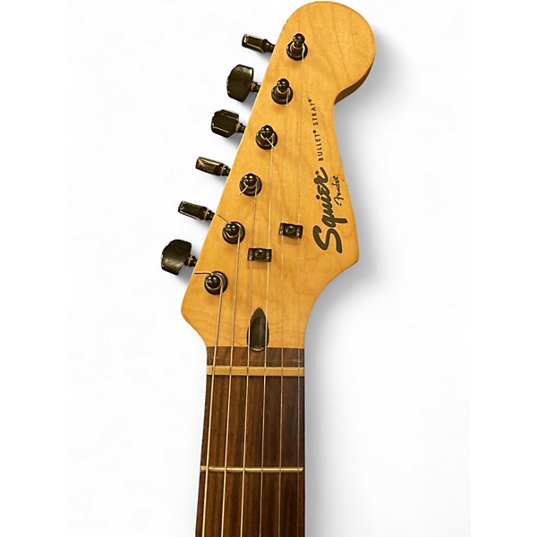 Used Squier Bullet Stratocaster With Tremolo 2 Tone Sunburst Solid Body Electric Guitar