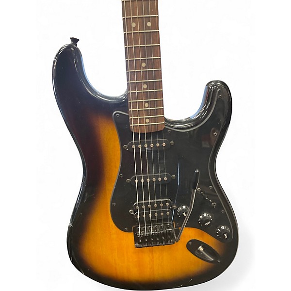 Used Squier Bullet Stratocaster With Tremolo 2 Tone Sunburst Solid Body Electric Guitar