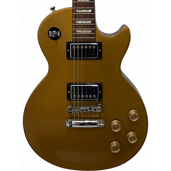 Used Gibson Les Paul 60s Tribute T Gold Top Solid Body Electric Guitar