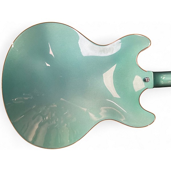 Used D'Angelico Premier Series BLUE GREEN Solid Body Electric Guitar