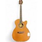 Used Zager ZAD-80 OMCE Natural Acoustic Electric Guitar thumbnail
