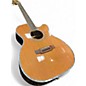 Used Zager ZAD-80 OMCE Natural Acoustic Electric Guitar