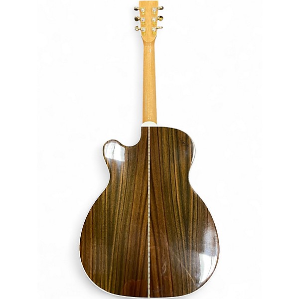 Used Zager ZAD-80 OMCE Natural Acoustic Electric Guitar