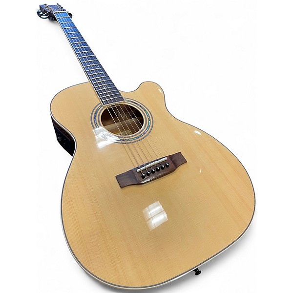 Used Zager ZAD-50 OMCE NATURAL Acoustic Electric Guitar