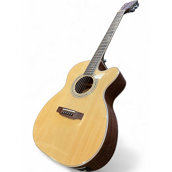 Used Zager ZAD-50 OMCE NATURAL Acoustic Electric Guitar