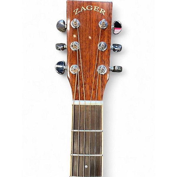 Used Zager ZAD-50 OMCE NATURAL Acoustic Electric Guitar