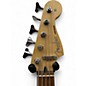 Used 2012 Fender Deluxe Active Jazz Bass V 5 String Vintage White Electric Bass Guitar
