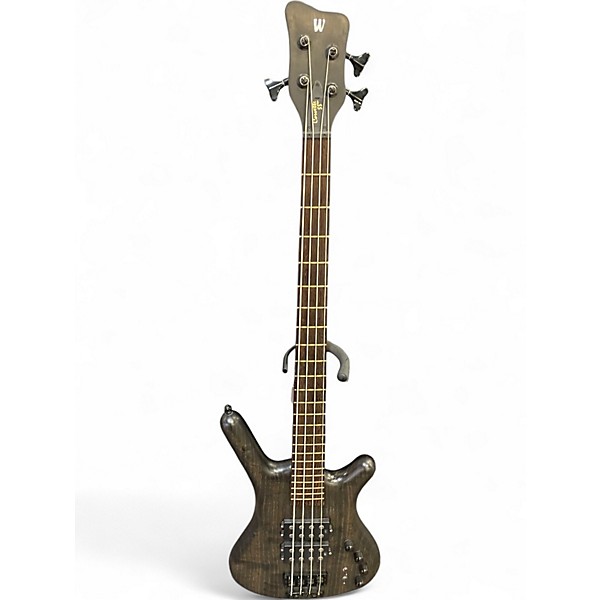 Used Warwick Corvette Double Buck 4 String Nirvana Black Electric Bass Guitar