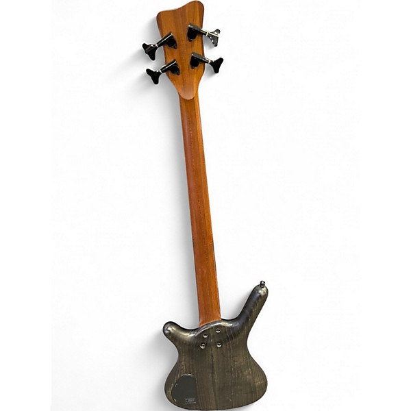 Used Warwick Corvette Double Buck 4 String Nirvana Black Electric Bass Guitar