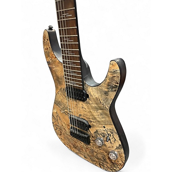 Used Schecter Guitar Research Omen Elite 7 spalted maple Solid Body Electric Guitar