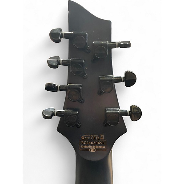 Used Schecter Guitar Research Omen Elite 7 spalted maple Solid Body Electric Guitar