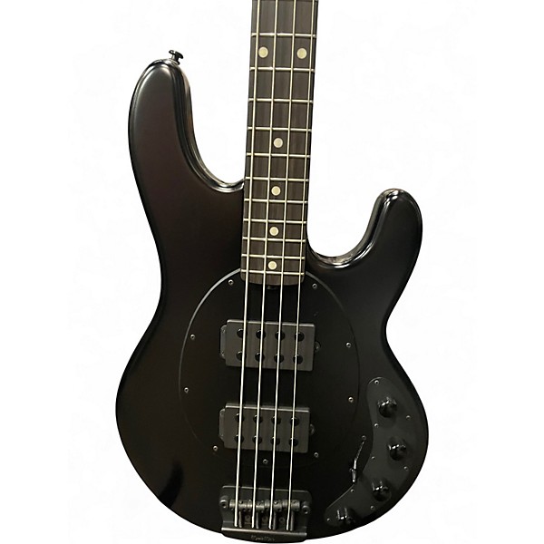 Used Ernie Ball Music Man Stingray Stealth 4 String Black Electric Bass Guitar