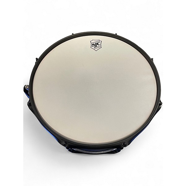 Used SJC Drums 14in Pathfinder Metallic Blue Drum