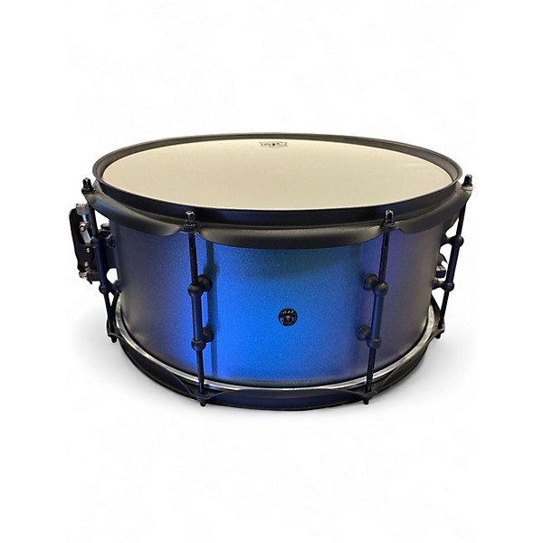 Used SJC Drums 14in Pathfinder Metallic Blue Drum
