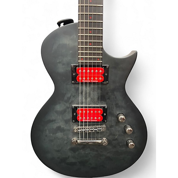 Used ESP LTD BB600B TRANSPARENT BACK BURST Baritone Guitars
