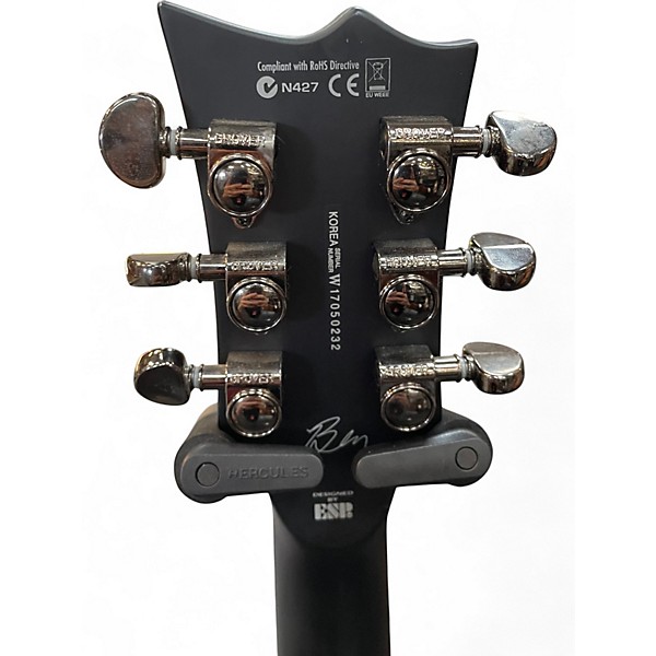 Used ESP LTD BB600B TRANSPARENT BACK BURST Baritone Guitars