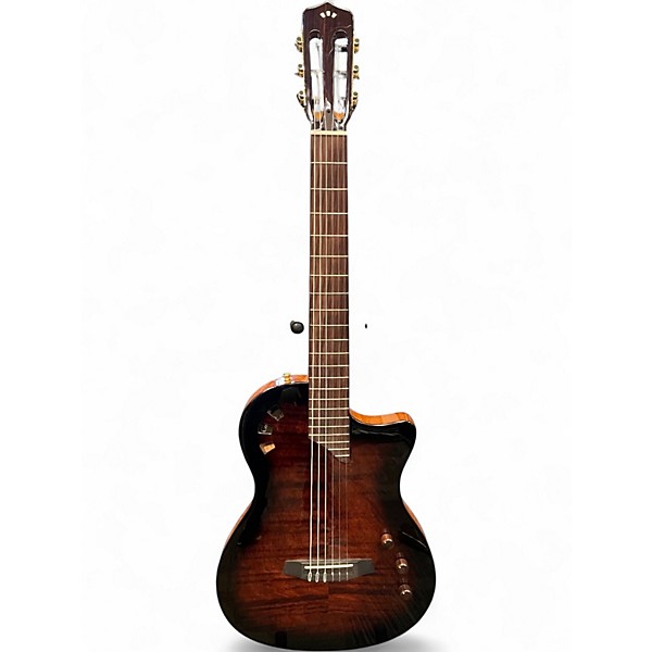 Used Cordoba Stage Nylon Guitar EDGE BURST Classical Acoustic Electric Guitar