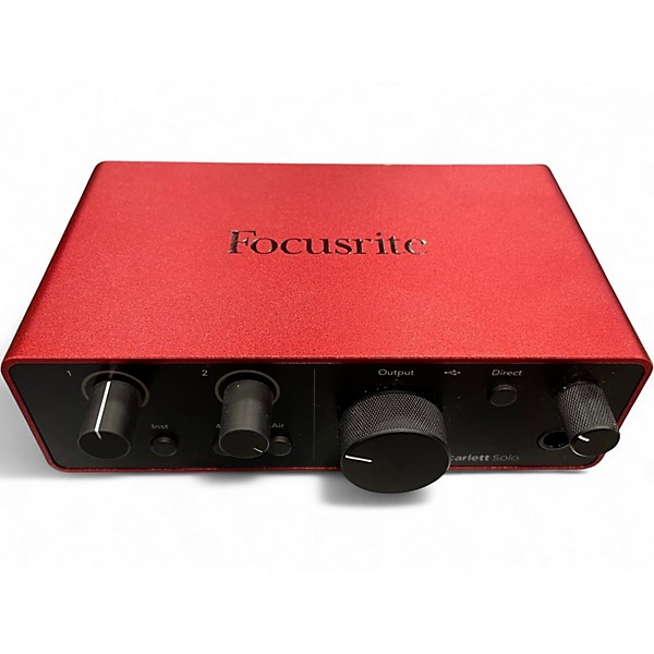 Used Focusrite Scarlett Solo Audio Interface