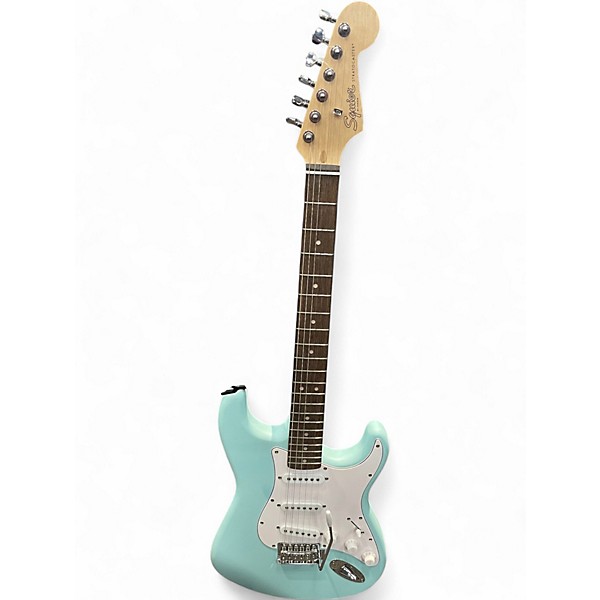Used Squier Affinity Stratocaster POWDER BLUE Solid Body Electric Guitar