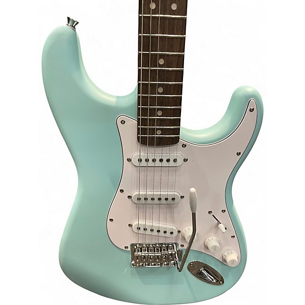 Used Squier Affinity Stratocaster POWDER BLUE Solid Body Electric Guitar