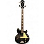 Used 2012 Epiphone Jack Casady Signature Black Electric Bass Guitar thumbnail