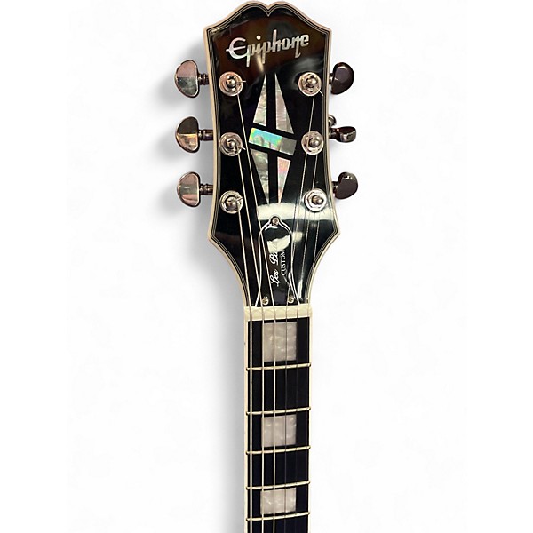 Used Epiphone Les Paul Custom Blue Solid Body Electric Guitar