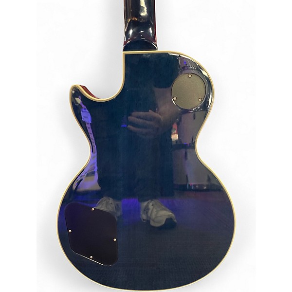Used Epiphone Les Paul Custom Blue Solid Body Electric Guitar