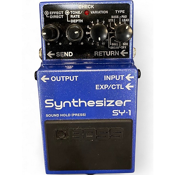 Used BOSS SY-1 Synthesizer Effect Pedal