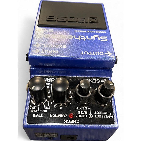 Used BOSS SY-1 Synthesizer Effect Pedal