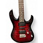 Used Ibanez GRX70QA Trans Red Solid Body Electric Guitar