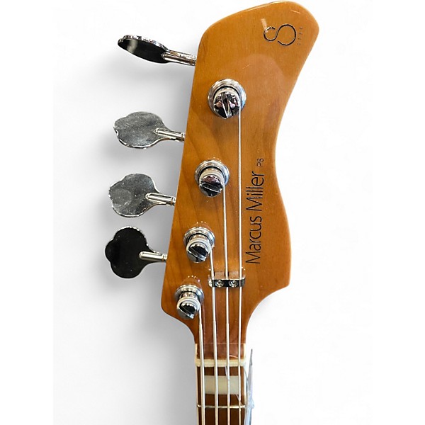 Used Sire Marcus Miller P8 Trans White Electric Bass Guitar