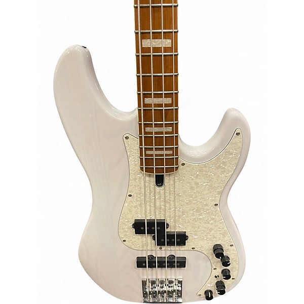 Used Sire Marcus Miller P8 Trans White Electric Bass Guitar