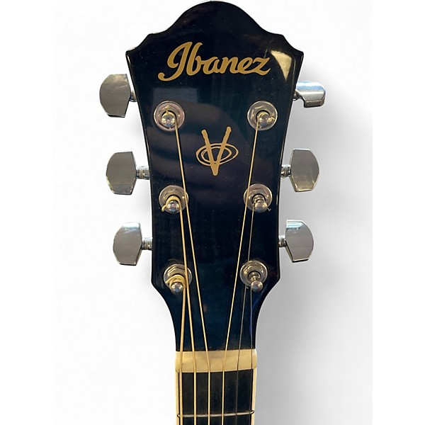 Used Ibanez V70CE Trans Blue Acoustic Electric Guitar