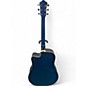 Used Ibanez V70CE Trans Blue Acoustic Electric Guitar