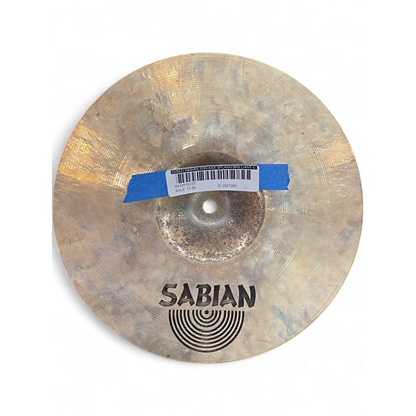 Used SABIAN 10in AAX Splash Brilliant Cymbal