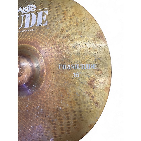 Used Paiste 16in Rude Classic Crash Ride Cymbal