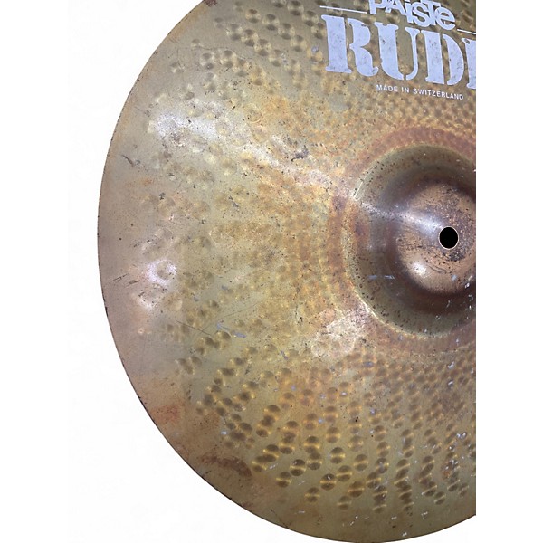 Used Paiste 16in Rude Classic Crash Ride Cymbal