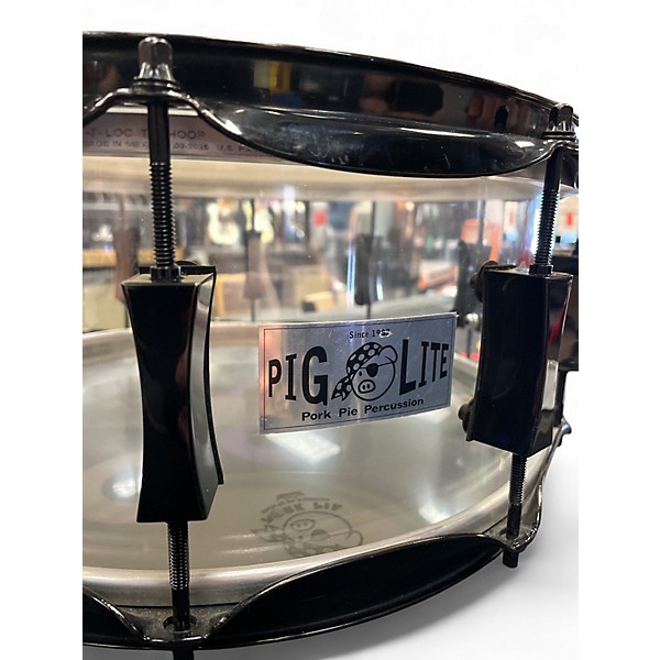 Used Pork Pie 14in PIG LITE SNARE Clear Drum