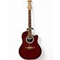 Used Ovation GC057M-5 Celebrity Left Handed Red Acoustic Electric Guitar thumbnail