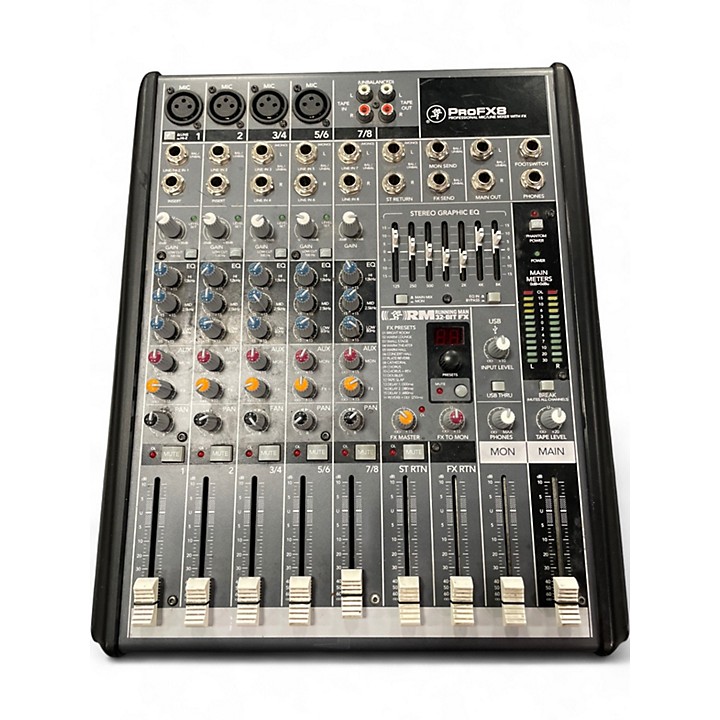 Mackie profx8 中古 Used Mackie PROFX8 Unpowered Mixer | Guitar Center