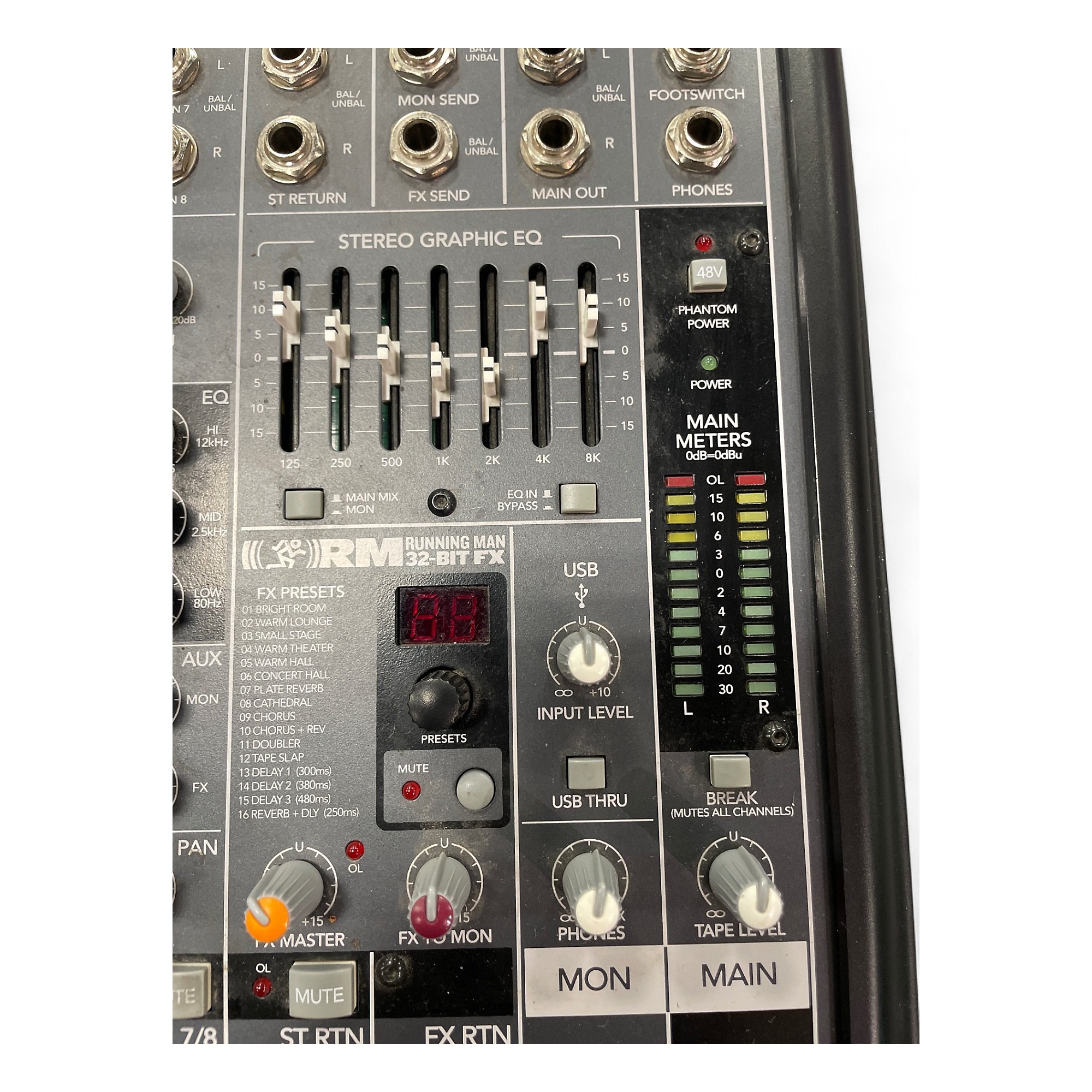 Mackie profx8 中古 Used Mackie PROFX8 Unpowered Mixer | Guitar Center