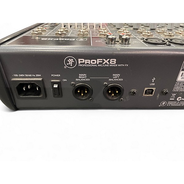 Used Mackie PROFX8 Unpowered Mixer