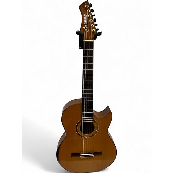 Used Ortega Ben Woods Flametal Two Natural Classical Acoustic Electric Guitar