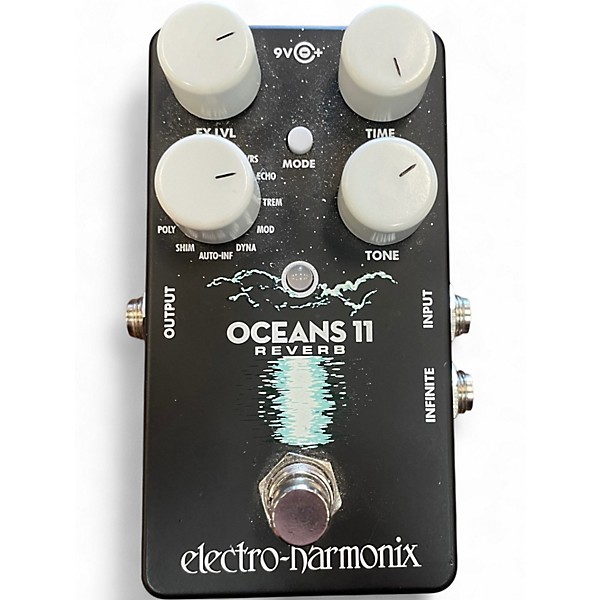 Used Electro-Harmonix Oceans 11 Reverb Effect Pedal