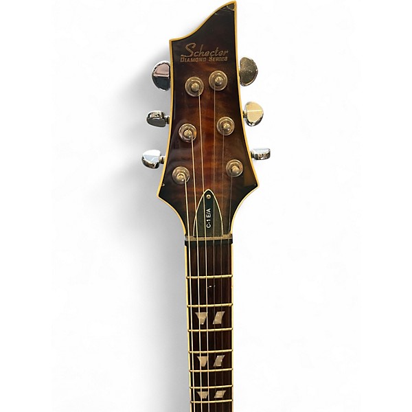 Used Schecter Guitar Research C1 E/A Vintage Sunburst Hollow Body Electric Guitar