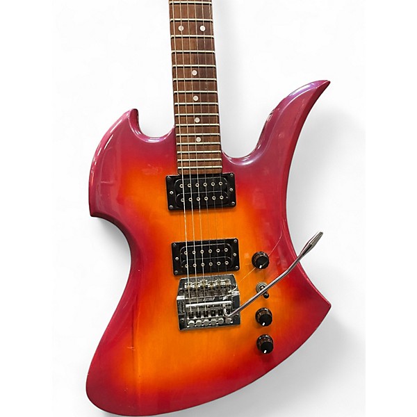 Vintage 1980s B.C. Rich NJ Series Mockingbird Cherry Burst Solid